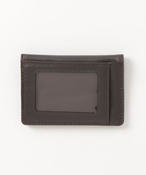 Arnold Palmer（アーノルドパーマー）の「アーノルドパーマー シープ ダブルステッチ パスケース（パスケース・メンズ・ブラック/ダークブラウン・ONE SIZE）」の4枚目の写真