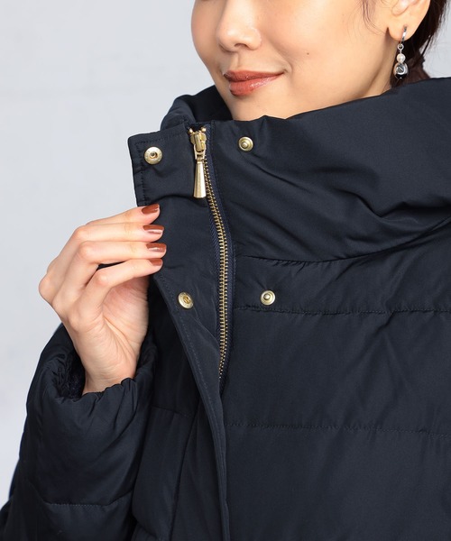 GALLORIA（ギャローリア）の「中綿ボリューム衿ジャケット（その他アウター・レディース・チャコールグレー/ライトベージュ/ネイビー・S/M/LL/L）」の8枚目の写真