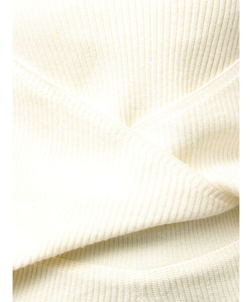 GYDA（ジェイダ）の「アームギャザーレイヤードニットロンパース（つなぎ/オールインワン・レディース・ブラック/チャコールグレー・FREE）」の3枚目の写真