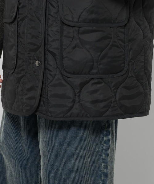 niko and...（ニコアンド）の「ジャガードニットキルトリメイク風ブルゾン（ブルゾン・レディース・カーキ/アイボリー/チャコール・FREE）」の15枚目の写真