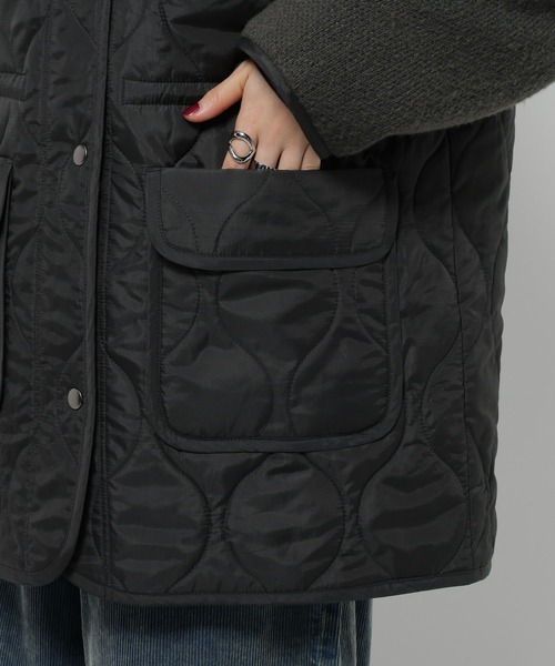 niko and...（ニコアンド）の「ジャガードニットキルトリメイク風ブルゾン（ブルゾン・レディース・カーキ/アイボリー/チャコール・FREE）」の16枚目の写真