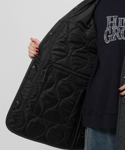 niko and...（ニコアンド）の「ジャガードニットキルトリメイク風ブルゾン（ブルゾン・レディース・カーキ/アイボリー/チャコール・FREE）」の17枚目の写真