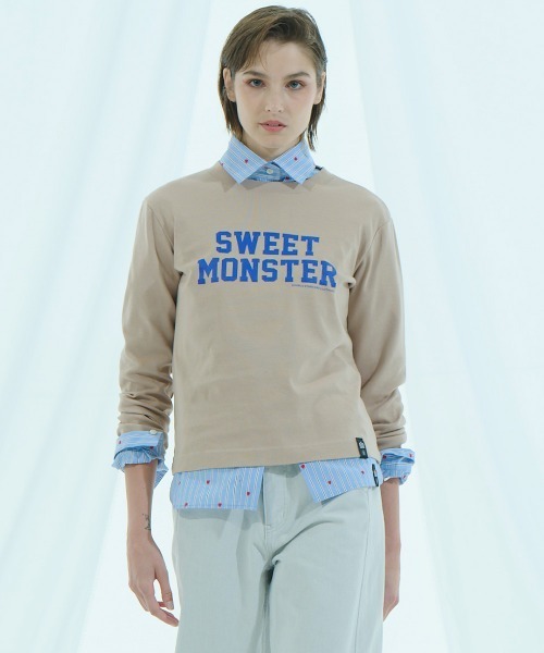 DOUBLE STANDARD CLOTHING(ダブルスタンダードクロージング)の「オリジナルロゴ フライスロンT(Tシャツ/カットソー・レディース・オフホワイト/ベージュ・FREE)」の2枚目の写真