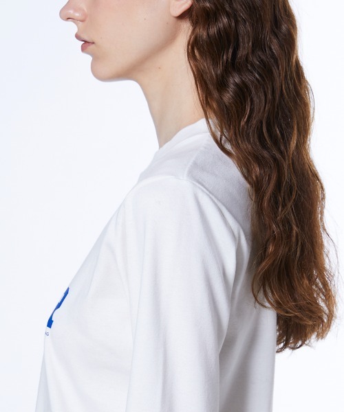 DOUBLE STANDARD CLOTHING(ダブルスタンダードクロージング)の「オリジナルロゴ フライスロンT(Tシャツ/カットソー・レディース・オフホワイト/ベージュ・FREE)」の8枚目の写真