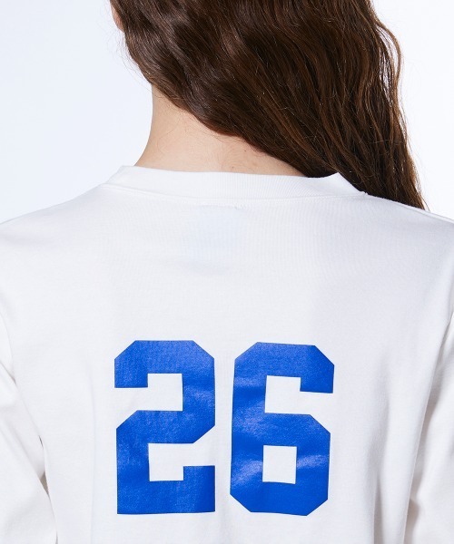 DOUBLE STANDARD CLOTHING(ダブルスタンダードクロージング)の「オリジナルロゴ フライスロンT(Tシャツ/カットソー・レディース・オフホワイト/ベージュ・FREE)」の9枚目の写真