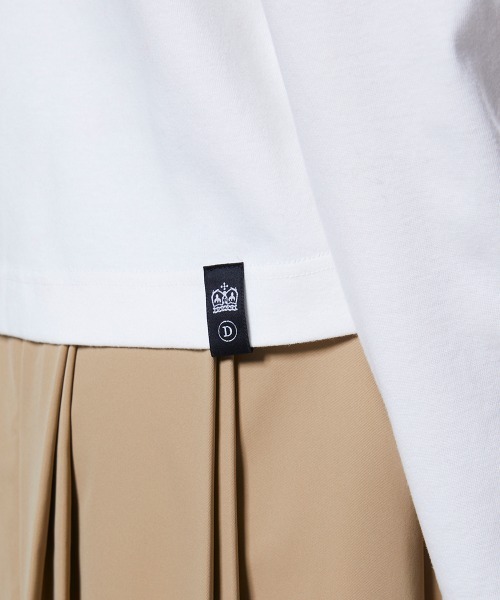 DOUBLE STANDARD CLOTHING(ダブルスタンダードクロージング)の「オリジナルロゴ フライスロンT(Tシャツ/カットソー・レディース・オフホワイト/ベージュ・FREE)」の11枚目の写真
