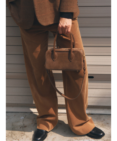 DEMERIEL（ドゥメリエル）の「Bowling Bag Medium Chestnut（ショルダーバッグ・レディース・その他・FREE）」の2枚目の写真