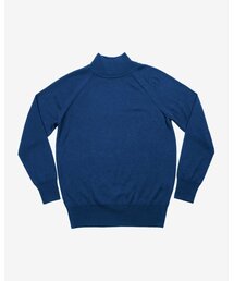 sortie（ソルティ）の「Extrafine Merino Wool Mock-neck (Blue)（ニット/セーター）」