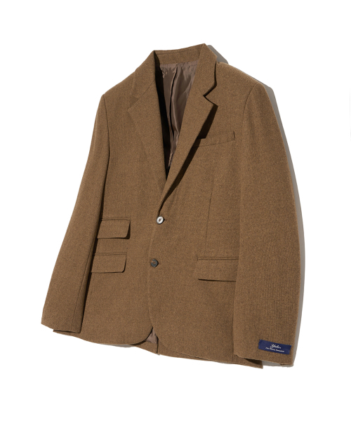 YALE(イェール)の「ヘリテージウールブレザー_ホームスパンブラウン(テーラードジャケット・レディース・その他・MEDIUM/LARGE/X-LARGE)」の2枚目の写真