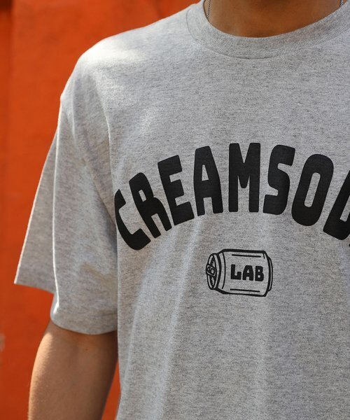 CREAM SODA LAB(クリームソーダラボ)の「オジアクロゴ 半袖Tシャツ グレー(Tシャツ/カットソー・メンズ・その他・MEDIUM/LARGE/XX-LARGE/X-LARGE)」の3枚目の写真