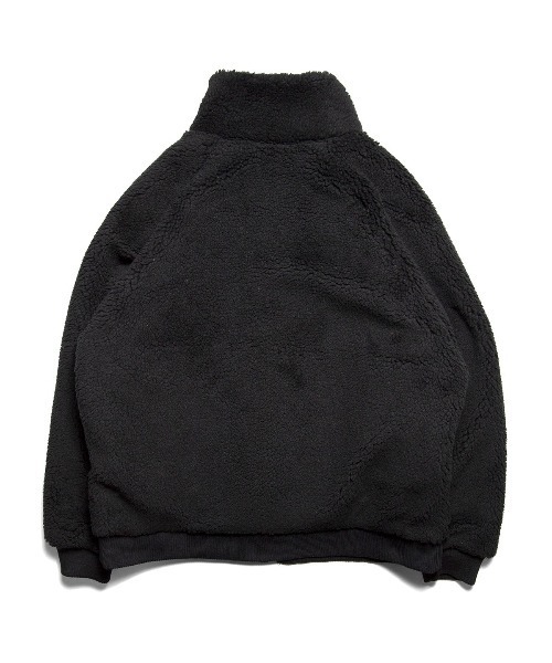 HAIGHT（ヘイト）の「ヘイト [HAIGHT] × グラインドロッジ [GRINDLODGE] - ボア ジャケット [BOA JACKET ft.GRINDLODGE]（ブルゾン・メンズ・ブラック/ライトパープル/チャコールグレー・LARGE/X-LARGE）」の11枚目の写真