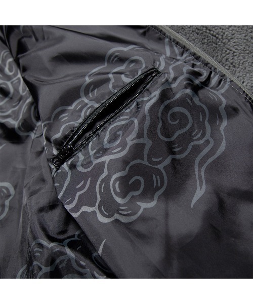 HAIGHT（ヘイト）の「ヘイト [HAIGHT] × グラインドロッジ [GRINDLODGE] - ボア ジャケット [BOA JACKET ft.GRINDLODGE]（ブルゾン・メンズ・ブラック/ライトパープル/チャコールグレー・LARGE/X-LARGE）」の21枚目の写真