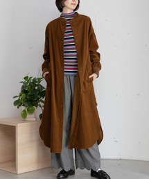 POU DOU DOU | ベルト付きコーデュロイワンピース(ワンピース)