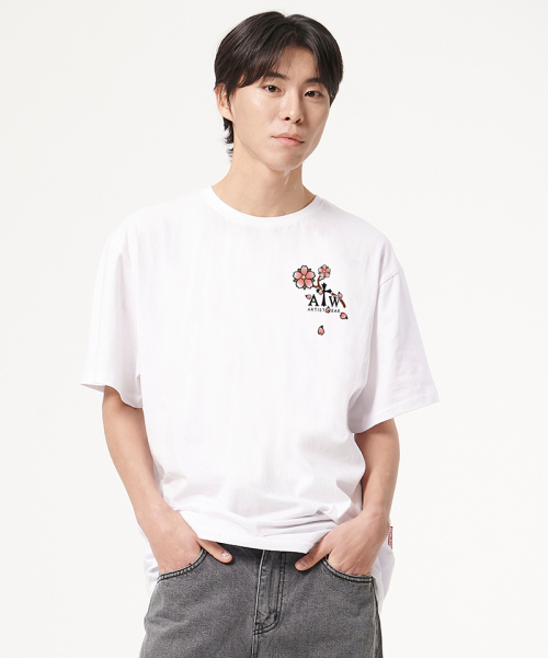 ARTISTWEAR（アーティストウェア）の「[ATW] チョソンドラゴン 半袖Tシャツ_WH（Tシャツ/カットソー・レディース・ホワイト・SMALL/X-LARGE/XXXX-LARGE/XX-LARGE/LARGE/MEDIUM）」の2枚目の写真
