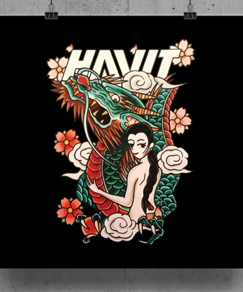 ARTISTWEAR（アーティストウェア）の「[ATW] チョソンドラゴン 半袖Tシャツ_WH（Tシャツ/カットソー・レディース・ホワイト・SMALL/X-LARGE/XXXX-LARGE/XX-LARGE/LARGE/MEDIUM）」の6枚目の写真