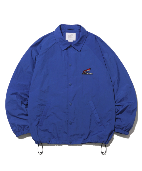 PHYPS MOTORCYCLE（フィップスモーターサイクル）の「[Archive line] Wing Logo Coach Jacket_Blue（ナイロンジャケット・レディース・その他・SMALL/MEDIUM/LARGE/X-LARGE）」の2枚目の写真