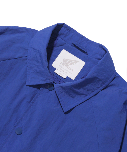 PHYPS MOTORCYCLE（フィップスモーターサイクル）の「[Archive line] Wing Logo Coach Jacket_Blue（ナイロンジャケット・レディース・その他・SMALL/MEDIUM/LARGE/X-LARGE）」の5枚目の写真