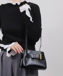 LA MARGE（ラマージ）の「【LA MARGE】【本革】2WAY フロントベルト レザー ショルダーバッグ（ショルダーバッグ）」