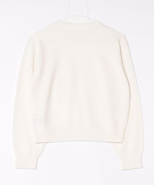 STRAWBERRY-FIELDS（ストロベリーフィールズ）の「エイミーアンゴラ_ビジュー*パール刺しゅうニット（ニット/セーター・レディース・オフホワイト/ライトブルー・2）」の11枚目の写真