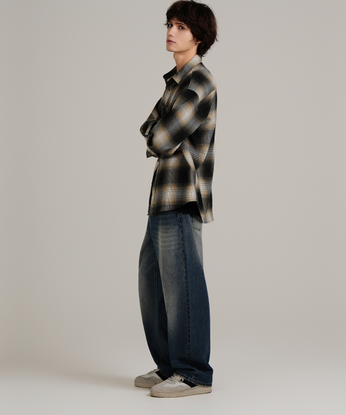 LXT(エルエックスティー)の「ワイドシロスパンウォッシュドデニムパンツ【ブルー】(デニムパンツ・レディース・その他・SMALL/MEDIUM/LARGE/X-LARGE/XX-LARGE/XXX-LARGE)」の5枚目の写真