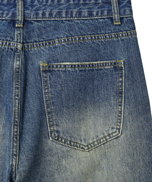 LXT(エルエックスティー)の「ワイドシロスパンウォッシュドデニムパンツ【ブルー】(デニムパンツ・レディース・その他・SMALL/MEDIUM/LARGE/X-LARGE/XX-LARGE/XXX-LARGE)」の7枚目の写真