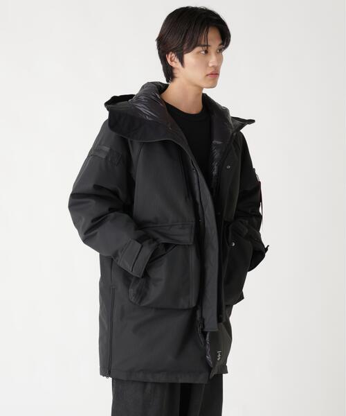 Alpha Industries(アルファインダストリーズ)の「Alpha Industries/アルファインダストリーズ/SERGEANT PUFFER PARKA/サージェント パファー パーカ(その他アウター・メンズ・ブラック/ネイビー・L/M/XL)」の15枚目の写真