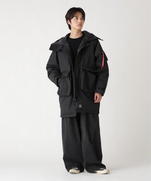 Alpha Industries(アルファインダストリーズ)の「Alpha Industries/アルファインダストリーズ/SERGEANT PUFFER PARKA/サージェント パファー パーカ(その他アウター・メンズ・ブラック/ネイビー・L/M/XL)」の17枚目の写真