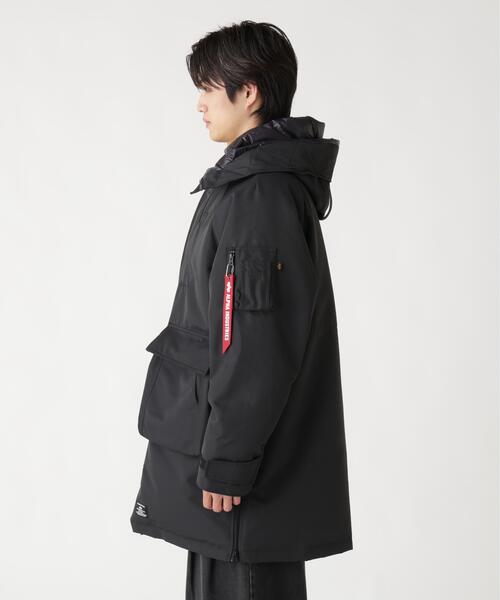 Alpha Industries(アルファインダストリーズ)の「Alpha Industries/アルファインダストリーズ/SERGEANT PUFFER PARKA/サージェント パファー パーカ(その他アウター・メンズ・ブラック/ネイビー・L/M/XL)」の10枚目の写真