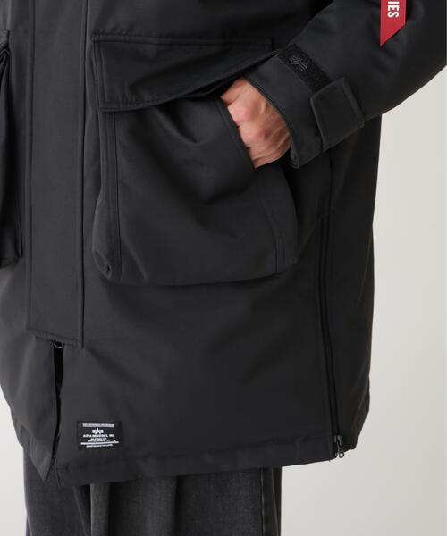 Alpha Industries(アルファインダストリーズ)の「Alpha Industries/アルファインダストリーズ/SERGEANT PUFFER PARKA/サージェント パファー パーカ(その他アウター・メンズ・ブラック/ネイビー・L/M/XL)」の3枚目の写真