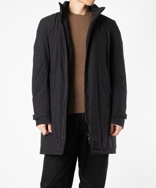 HERNO(ヘルノ)の「HERNO 2 LAYER PRO METEO DOWN Balmacaan Coat ヘルノ プロメテオ ダウン ステンカラーコート(ダウンジャケット/コート・メンズ・ブラック・50/48/46)」の5枚目の写真
