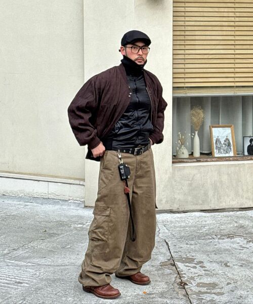 NOUN(ノウン)の「wave pleated blouson (brown)(ブルゾン・メンズ・その他・1/2)」の3枚目の写真