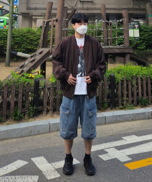 NOUN(ノウン)の「wave pleated blouson (brown)(ブルゾン・メンズ・その他・1/2)」の6枚目の写真
