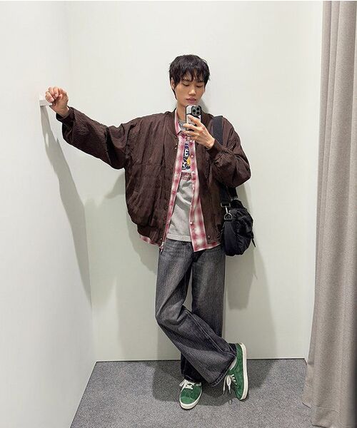 NOUN(ノウン)の「wave pleated blouson (brown)(ブルゾン・メンズ・その他・1/2)」の9枚目の写真