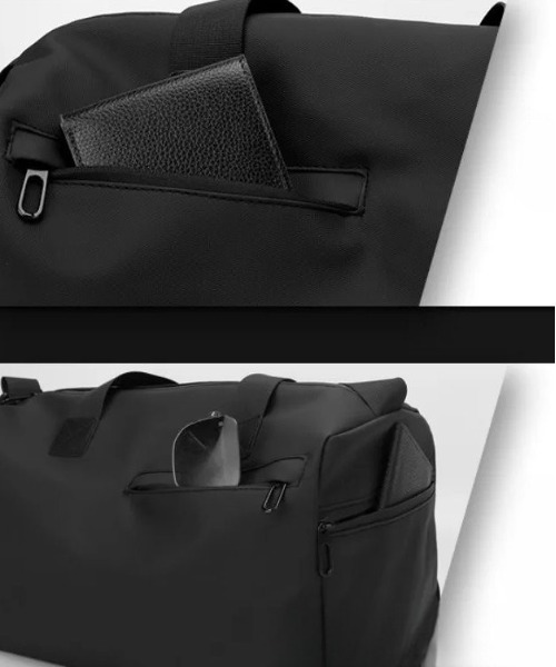COMON+(コモンプラス)の「防水加工 シューズ収納付き 2WAYボストンバッグ(ボストンバッグ・メンズ・グレー/カーキ/ブラック・FREE)」の20枚目の写真