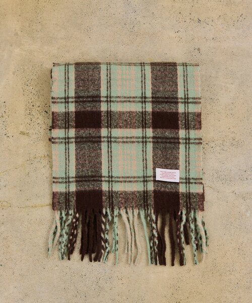 mystic(ミスティック)の「チェックストール(マフラー・レディース・グリーン/パープル・FREE)」の9枚目の写真