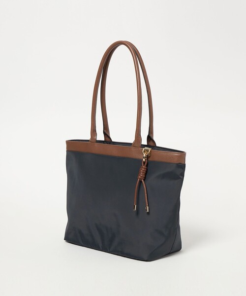 チャームツキ ロングハンドル トートバッグ はっ水（トートバッグ