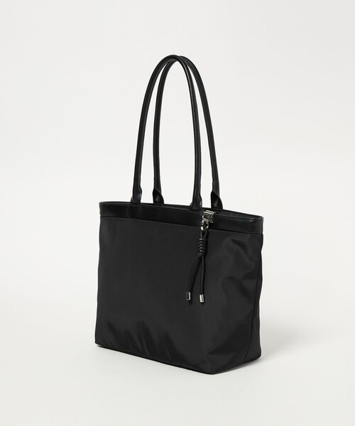 新品 ビアズリー チャームつきトートバッグ（牛革）ブラック 新品