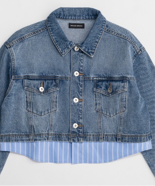 2026SPRING PRE-ORDER】2WAY Denim Short Jacket/2WAYデニムショート
