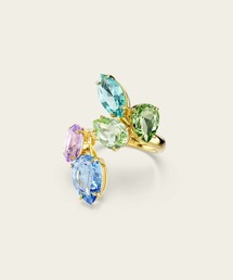 SWAROVSKI | 【公式】【スワロフスキー】Gema モチーフのあるリング, ミックスカット, ゴールドトーン・プレーティング(リング)