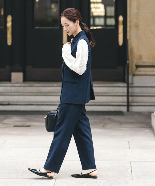 URBAN RESEARCH（アーバンリサーチ）の「『3サイズ展開』タックテーパードパンツ（その他パンツ・レディース・ネイビー/ベージュ/ブラック・36/38/40）」の19枚目の写真