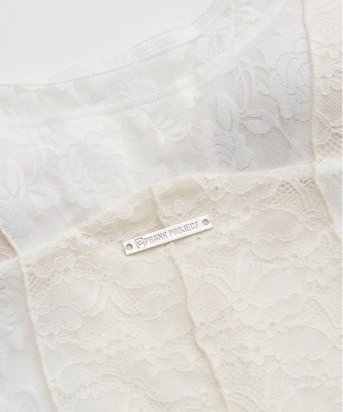 PRANK PROJECT（プランクプロジェクト）の「カップインレースキャミ / Cup-in Lace Camisole（キャミソール・レディース・ブラック/ホワイト・FREE）」の15枚目の写真