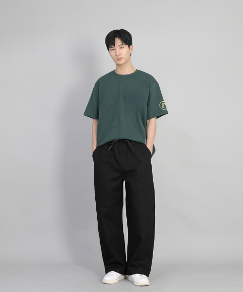SAINTCREW(セントクルー)の「フロントカッティングディテールEXワイドパンツCDE-371ブラック(その他パンツ・メンズ・その他・MEDIUM/LARGE/X-LARGE)」の5枚目の写真