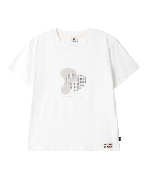 THE FACO(ファコ)の「DOT HEART CORE TEE WHITE(Tシャツ/カットソー・レディース・その他・FREE)」の1枚目の写真