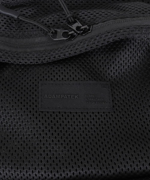 ADAM PATEK（アダムパテック）の「【ADAMPATEK/アダムパテック】mesh backpack/メッシュバッグパック（バックパック/リュック・メンズ・ブラック・FREE）」の6枚目の写真