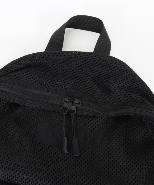 ADAM PATEK（アダムパテック）の「【ADAMPATEK/アダムパテック】mesh backpack/メッシュバッグパック（バックパック/リュック・メンズ・ブラック・FREE）」の7枚目の写真