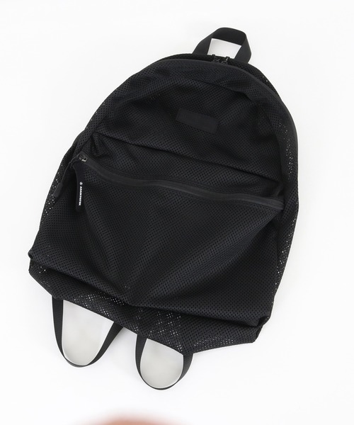 ADAM PATEK（アダムパテック）の「【ADAMPATEK/アダムパテック】mesh backpack/メッシュバッグパック（バックパック/リュック・メンズ・ブラック・FREE）」の8枚目の写真
