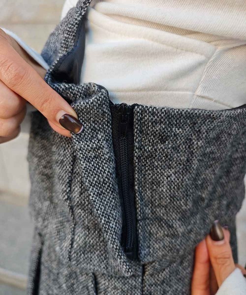 esutoreja（エストレジャ）の「２wayツイードビスチェオールインワン（つなぎ/オールインワン・レディース・ブラウン/ブラック・FREE）」の16枚目の写真