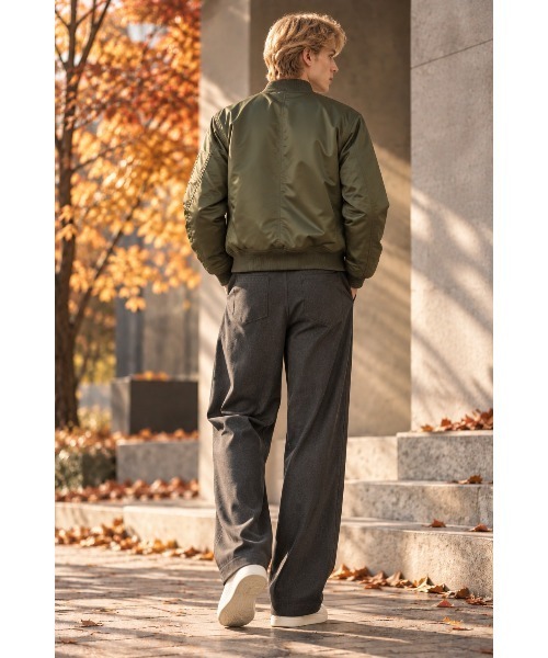 Sakka（サッカ）の「MA-１　JACKET（MA-1・メンズ・ブラック/カーキ・MEDIUM/LARGE/X-LARGE）」の8枚目の写真