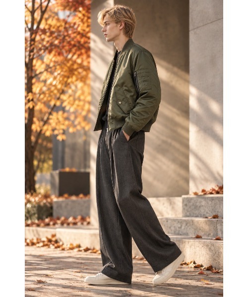 Sakka（サッカ）の「MA-１　JACKET（MA-1・メンズ・ブラック/カーキ・MEDIUM/LARGE/X-LARGE）」の10枚目の写真