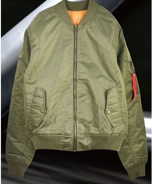 Sakka（サッカ）の「MA-１　JACKET（MA-1・メンズ・ブラック/カーキ・MEDIUM/LARGE/X-LARGE）」の13枚目の写真